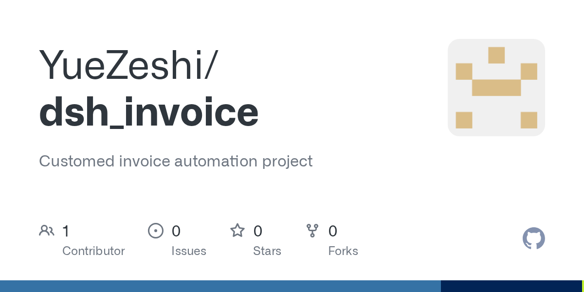 YueZeshi/dsh_invoice Screenshot preview