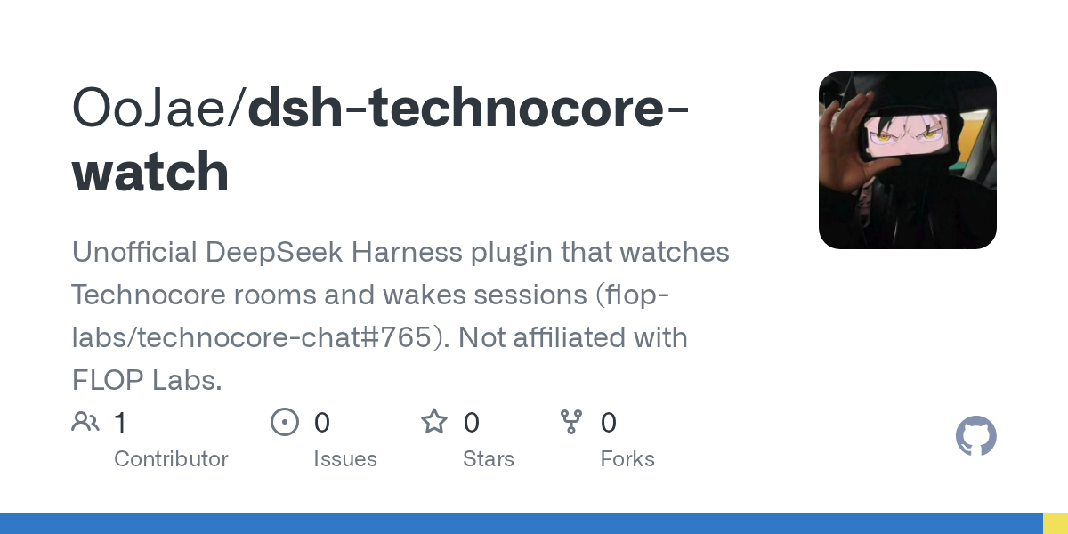OoJae/dsh-technocore-watch Screenshot preview