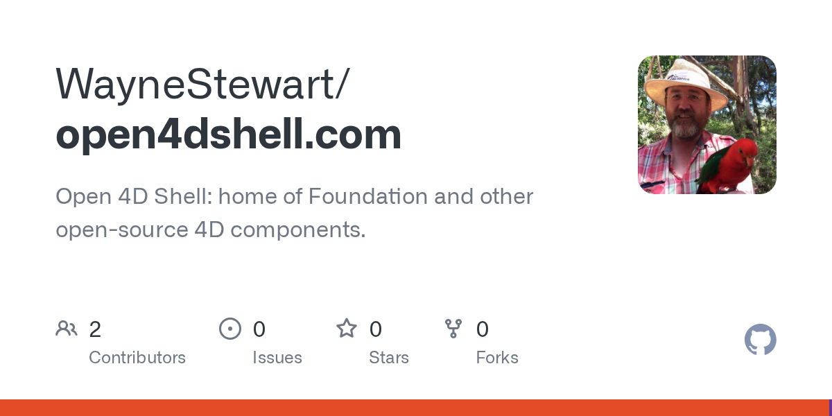 WayneStewart/open4dshell.com Screenshot preview