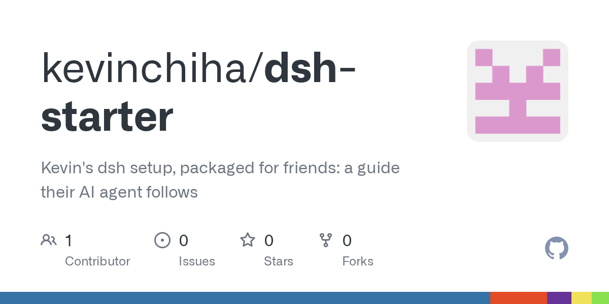kevinchiha/dsh-starter Screenshot preview
