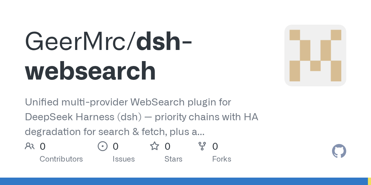 GeerMrc/dsh-websearch Screenshot preview