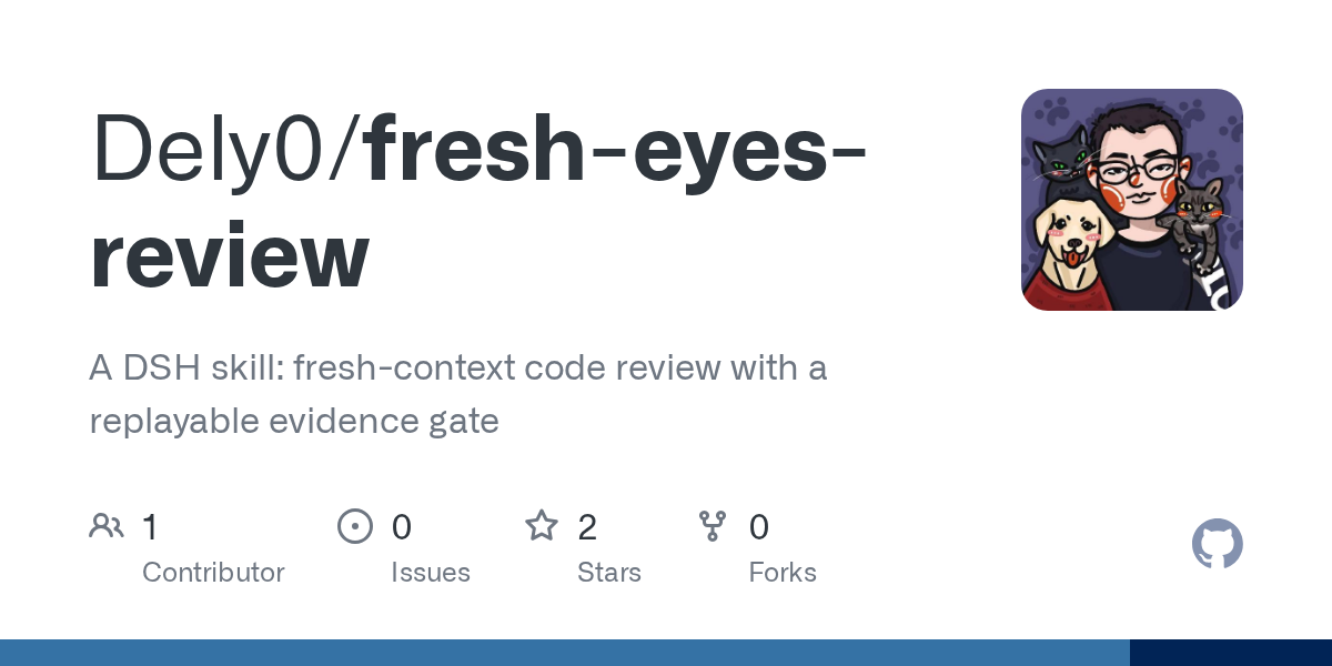 Dely0/fresh-eyes-review Screenshot preview