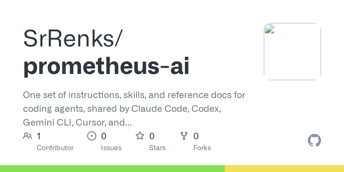 SrRenks/prometheus-ai Screenshot preview