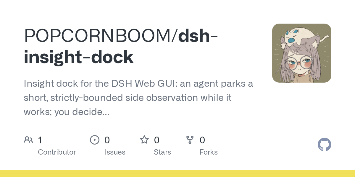 POPCORNBOOM/dsh-insight-dock Screenshot preview