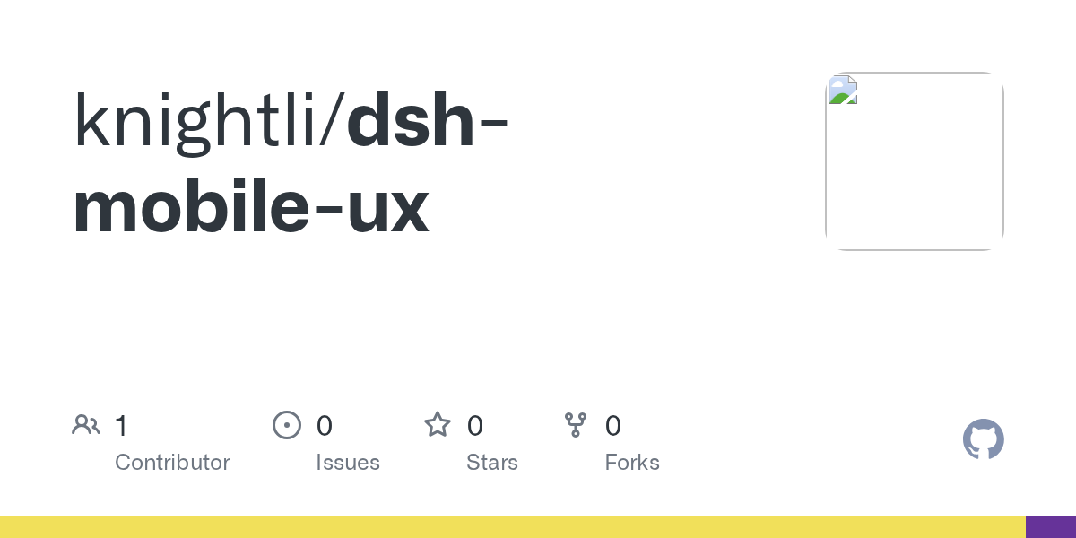 knightli/dsh-mobile-ux Screenshot preview