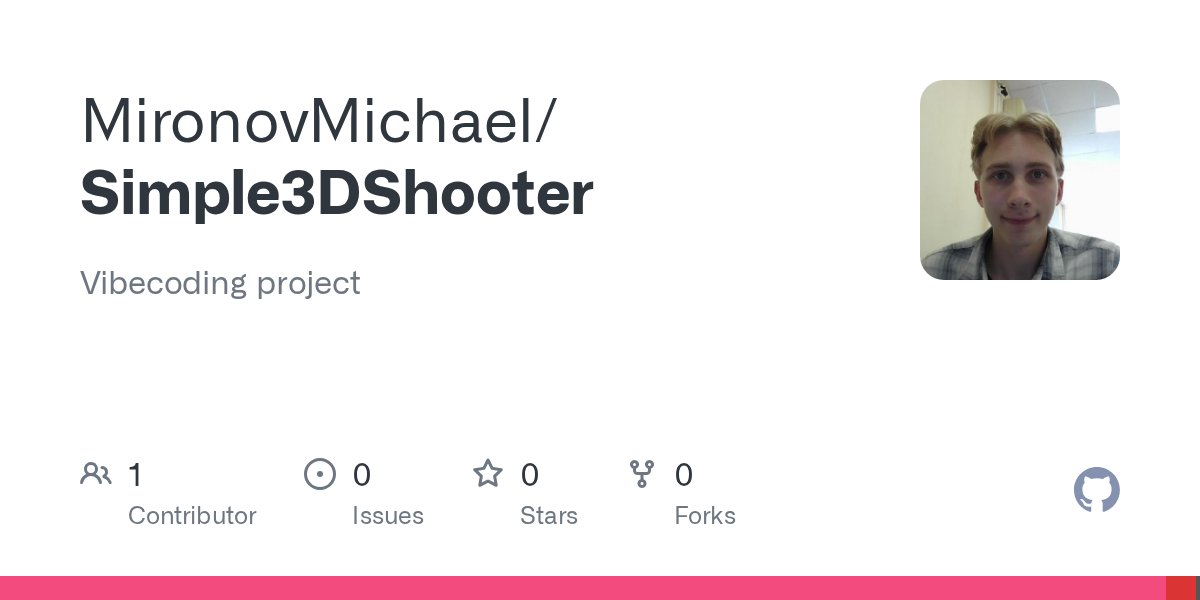 MironovMichael/Simple3DShooter Screenshot preview