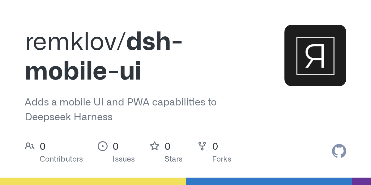 remklov/dsh-mobile-ui Screenshot preview