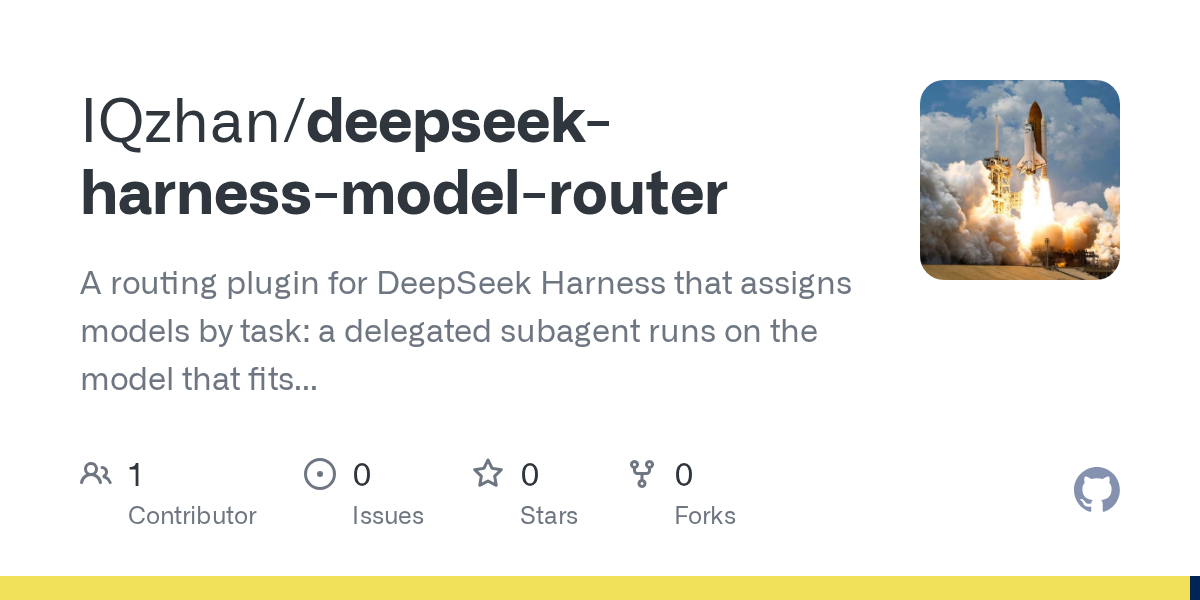 IQzhan/deepseek-harness-model-router Screenshot preview