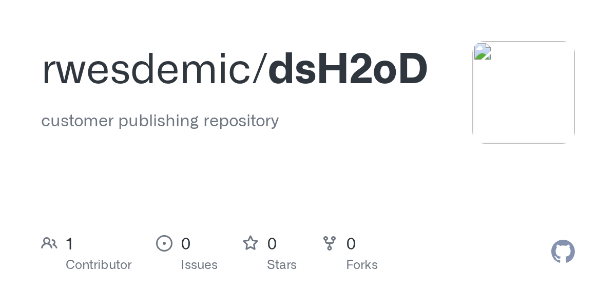 rwesdemic/dsH2oD Screenshot preview
