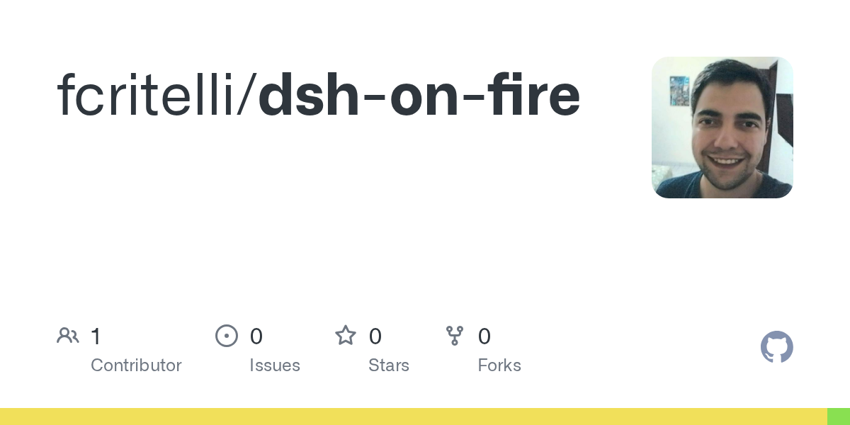 fcritelli/dsh-on-fire Screenshot preview