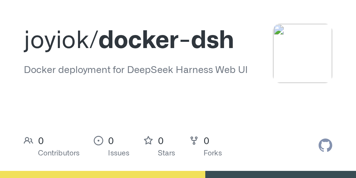 joyiok/docker-dsh Screenshot preview