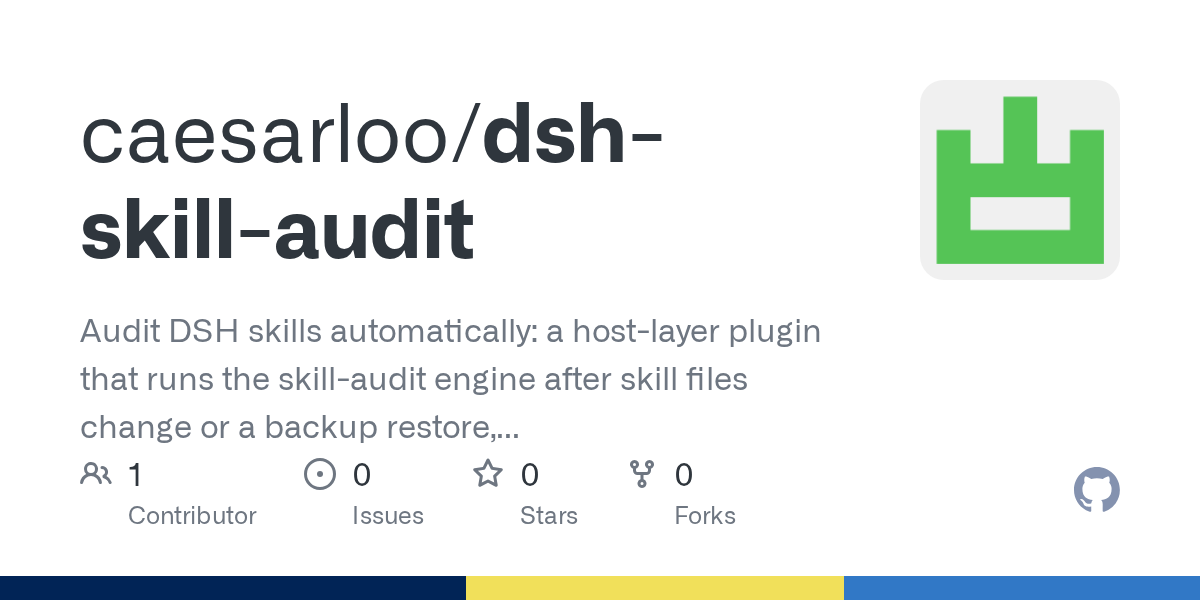caesarloo/dsh-skill-audit Screenshot preview