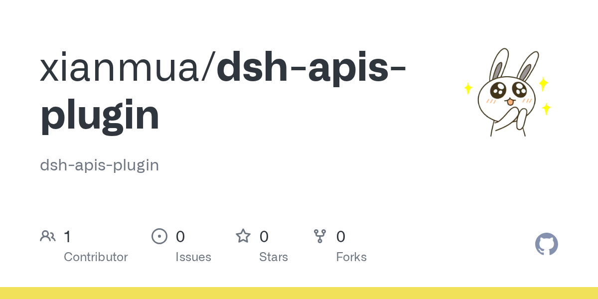 xianmua/dsh-apis-plugin Screenshot preview