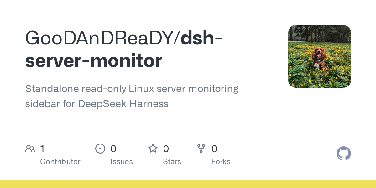 GooDAnDReaDY/dsh-server-monitor Screenshot preview