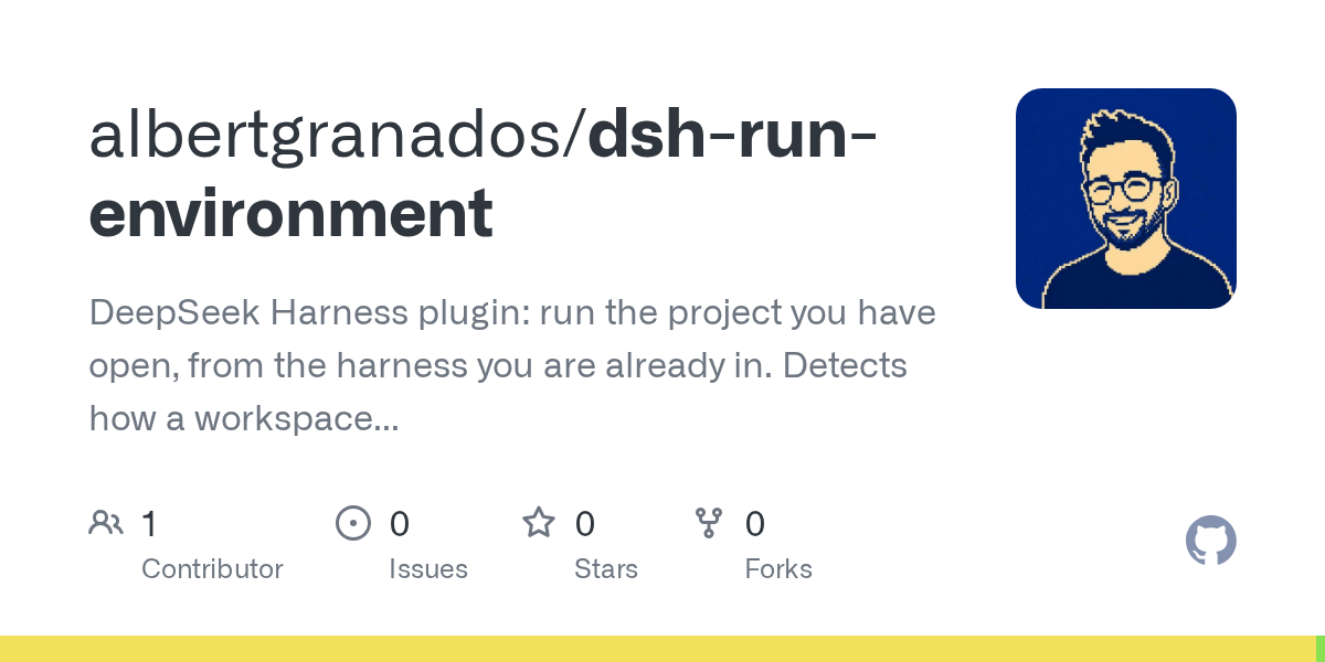 albertgranados/dsh-run-environment Screenshot preview