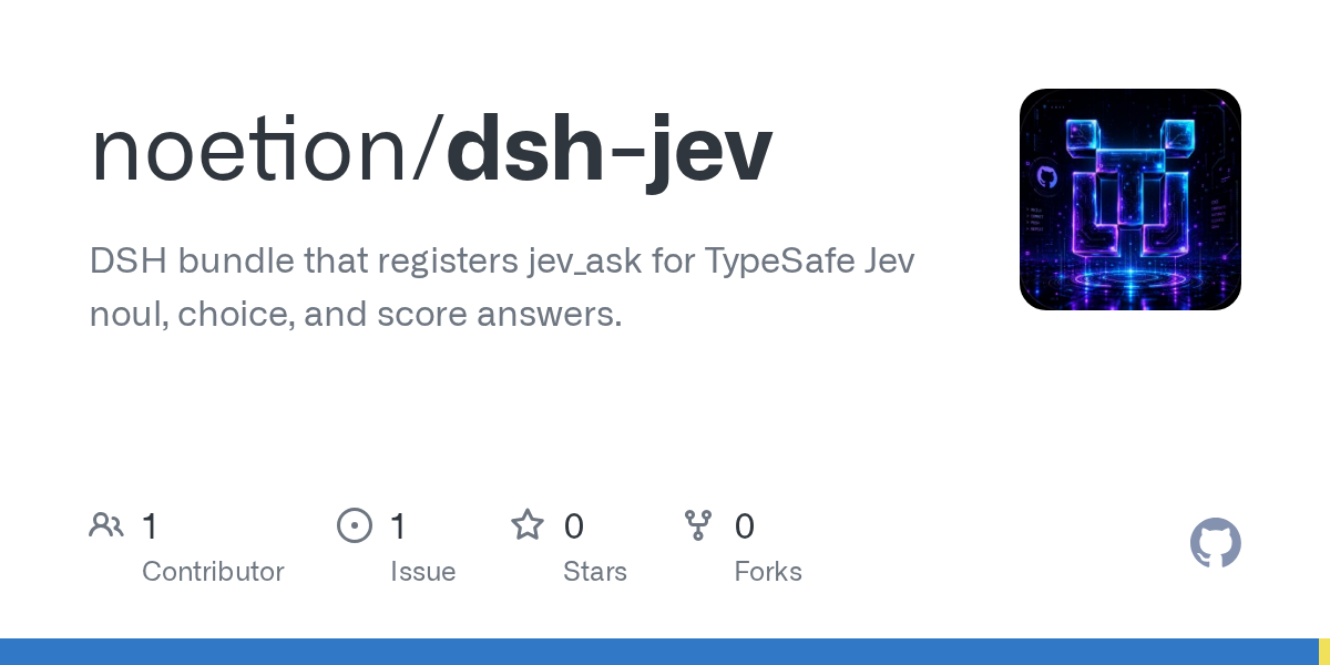 noetion/dsh-jev Screenshot preview