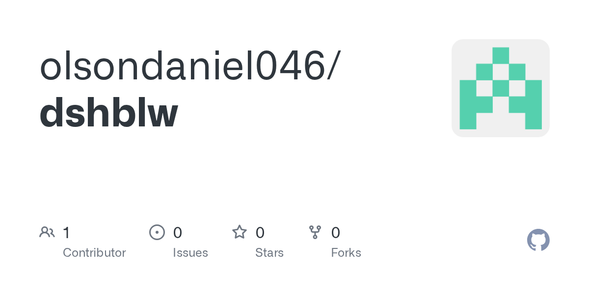 olsondaniel046/dshblw Screenshot preview