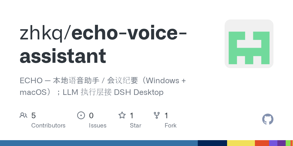 zhkq/echo-voice-assistant Screenshot preview