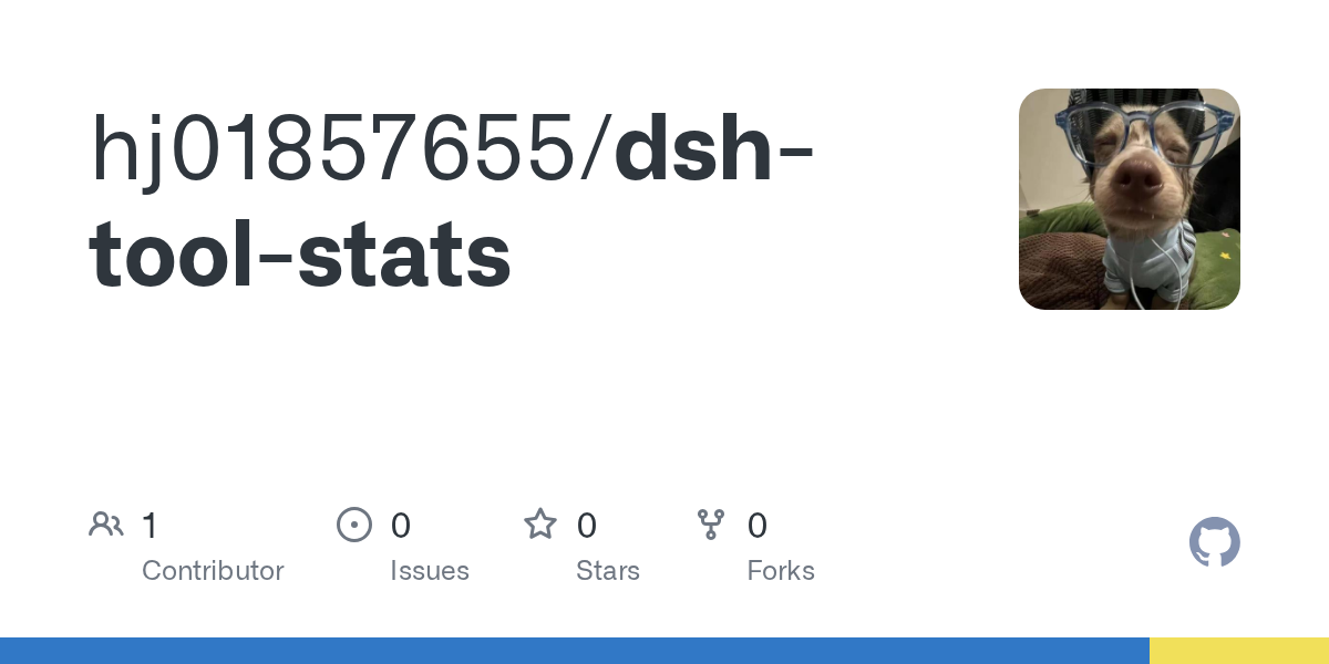 hj01857655/dsh-tool-stats Screenshot preview