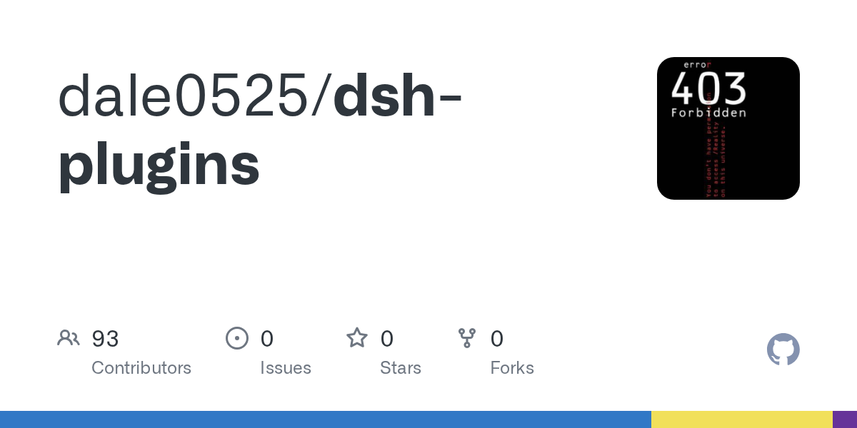 dale0525/dsh-plugins Screenshot preview