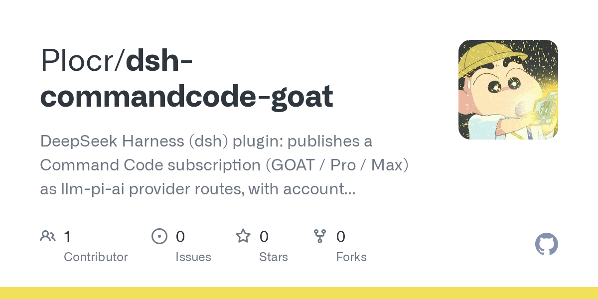 Plocr/dsh-commandcode-goat Screenshot preview