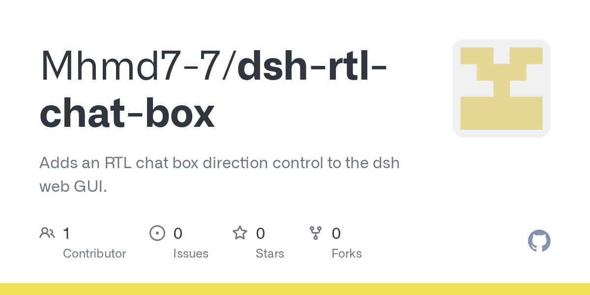 Mhmd7-7/dsh-rtl-chat-box Screenshot preview