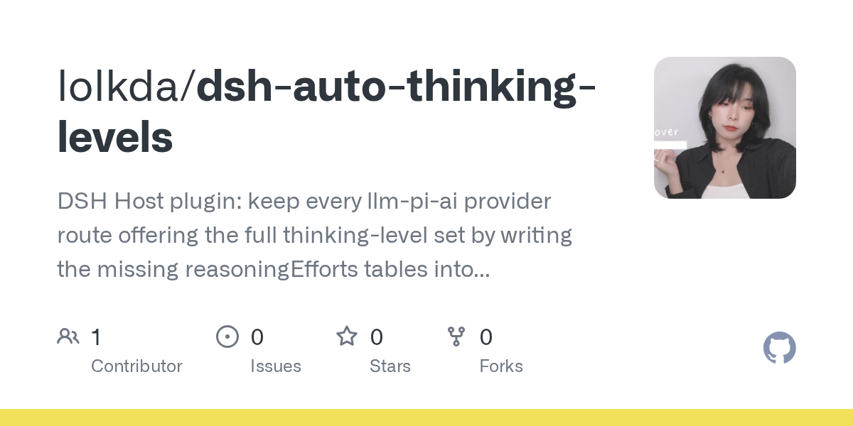 lolkda/dsh-auto-thinking-levels Screenshot preview