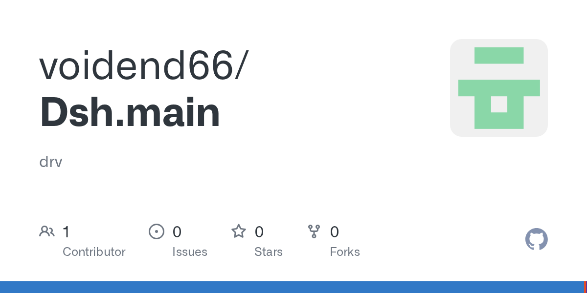 voidend66/Dsh.main Screenshot preview