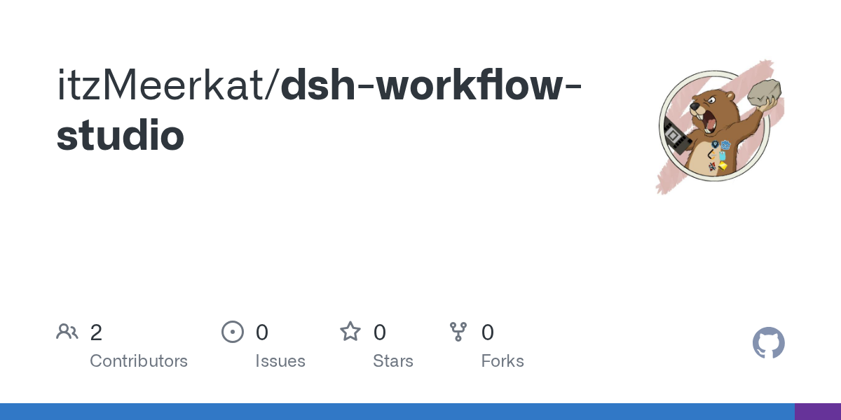 itzMeerkat/dsh-workflow-studio Screenshot preview