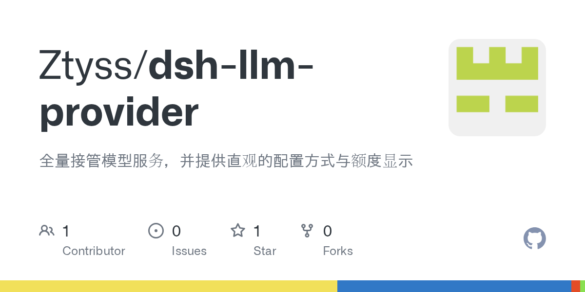 Ztyss/dsh-llm-provider Screenshot preview