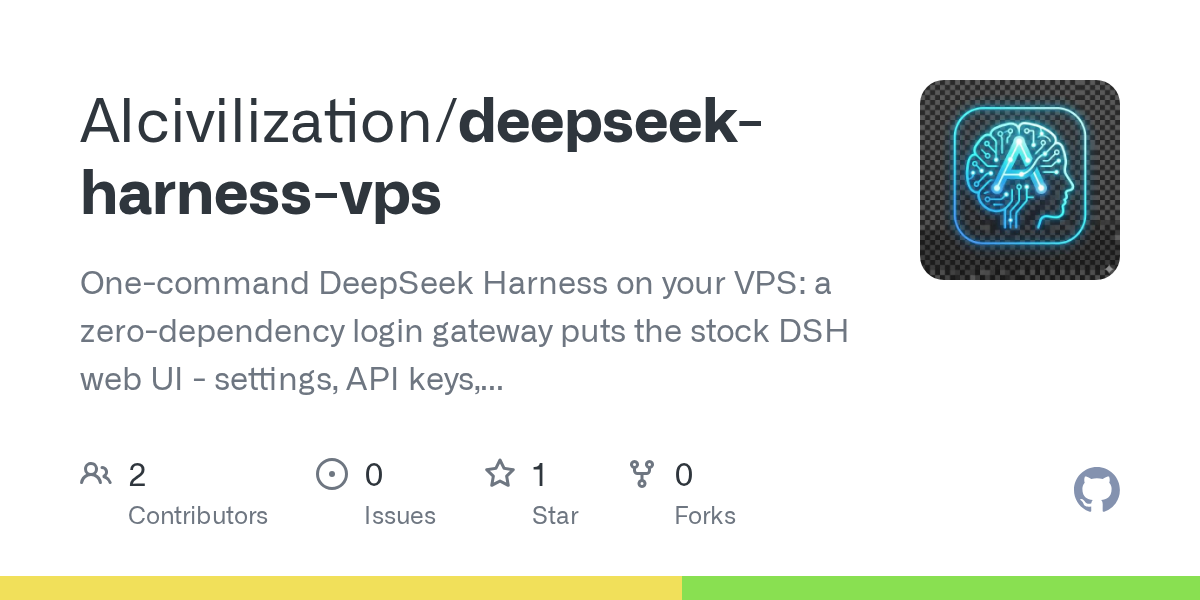 AIcivilization/deepseek-harness-vps Screenshot preview