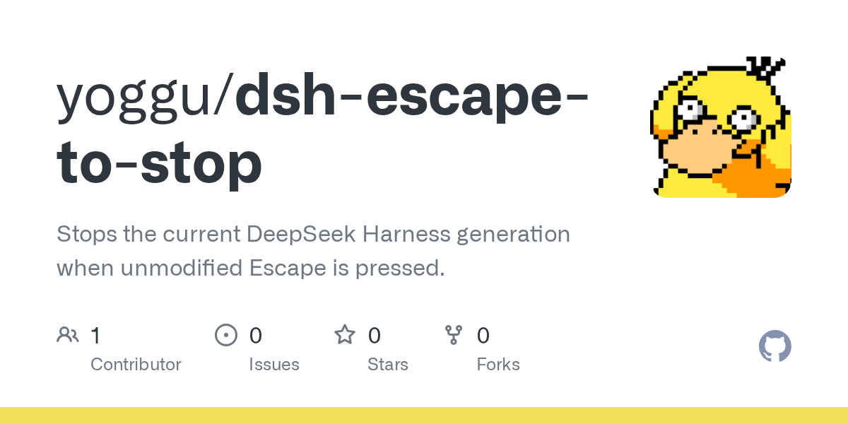 yoggu/dsh-escape-to-stop Screenshot preview