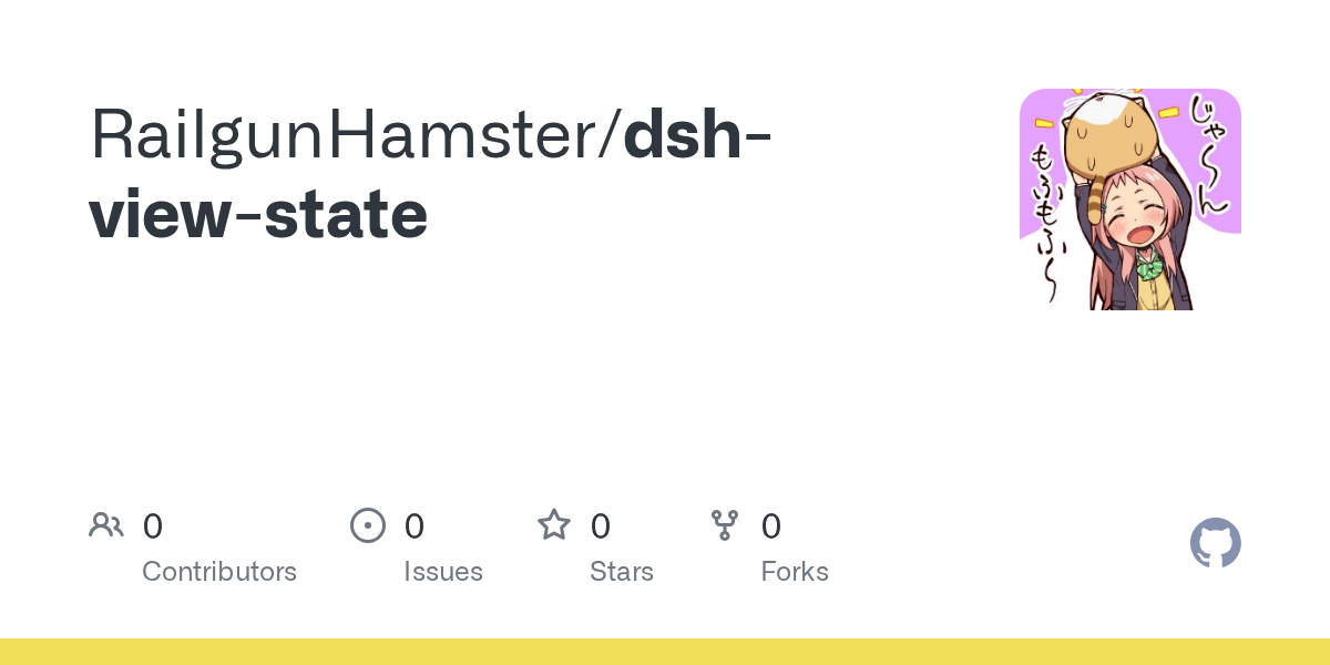 RailgunHamster/dsh-view-state Screenshot preview