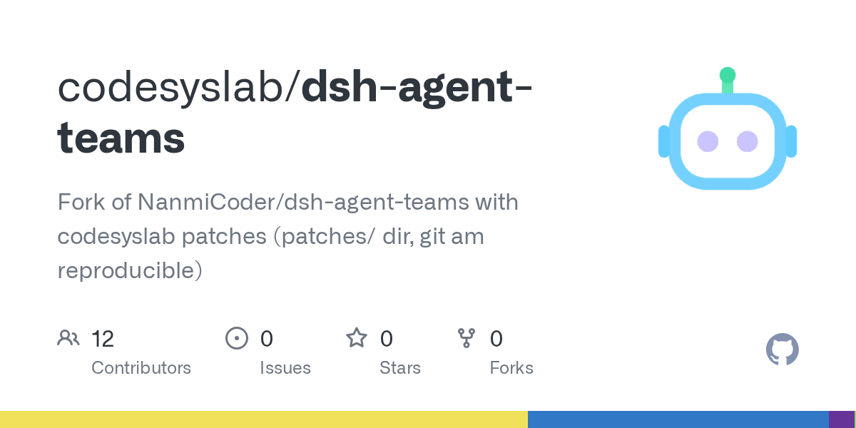 codesyslab/dsh-agent-teams Screenshot preview