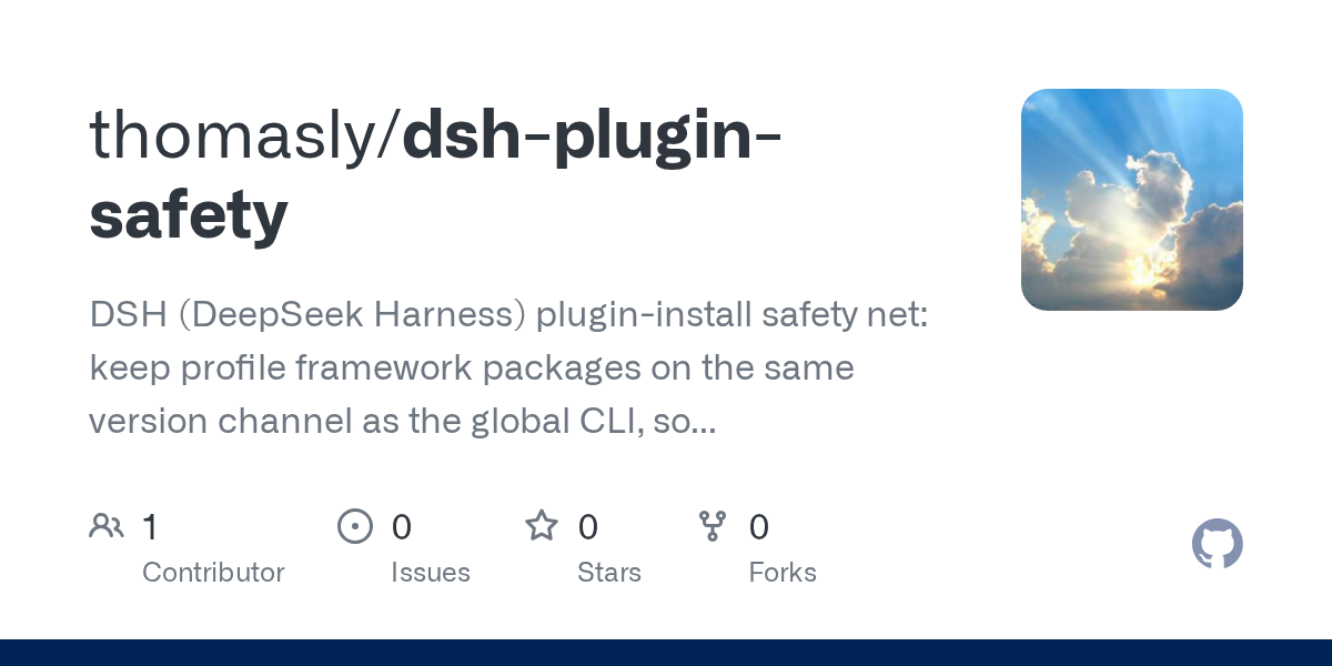 thomasly/dsh-plugin-safety Screenshot preview