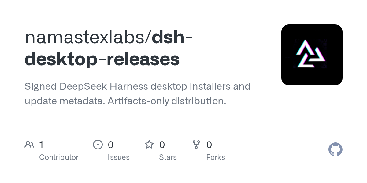namastexlabs/dsh-desktop-releases Screenshot preview