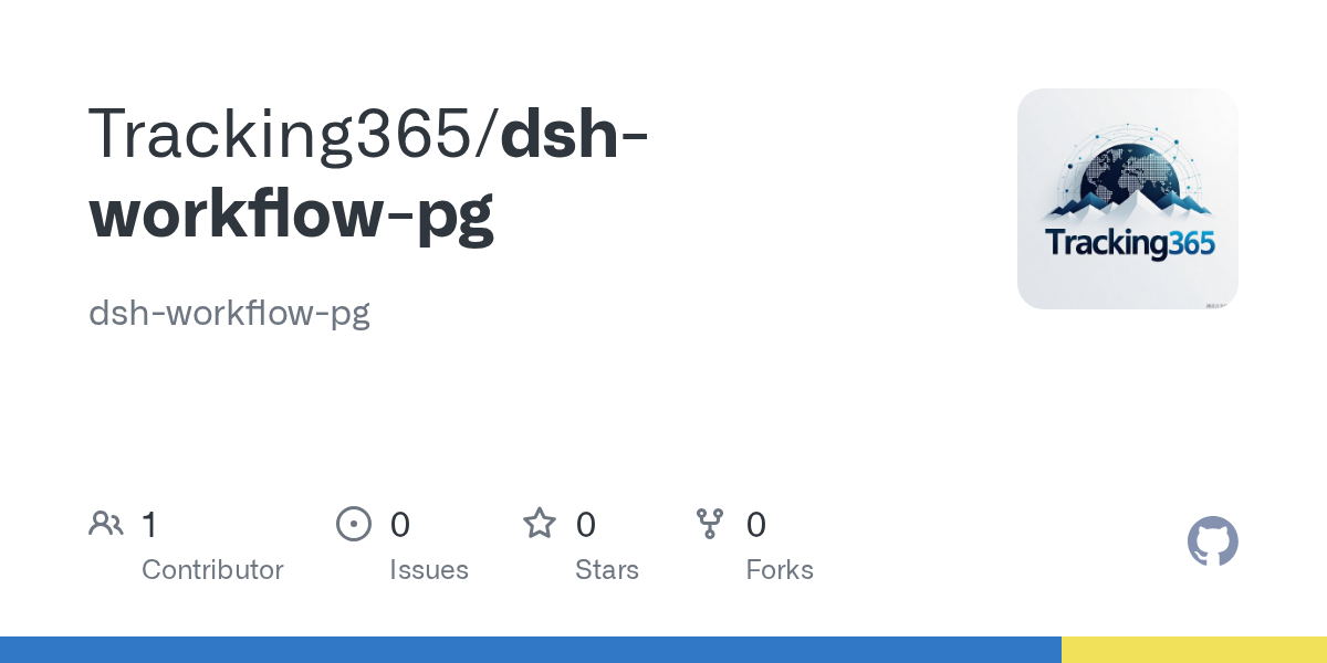 Tracking365/dsh-workflow-pg Screenshot preview