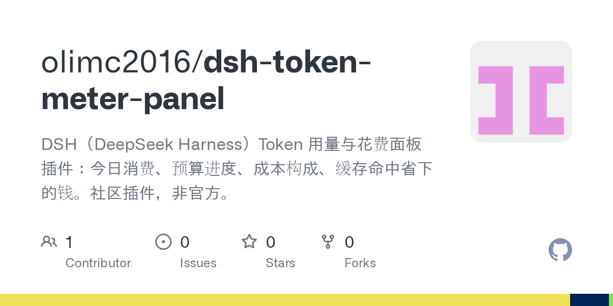 olimc2016/dsh-token-meter-panel Screenshot preview