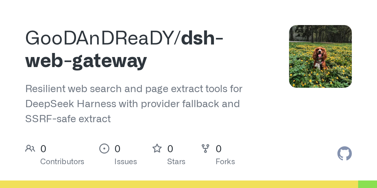 GooDAnDReaDY/dsh-web-gateway Screenshot preview