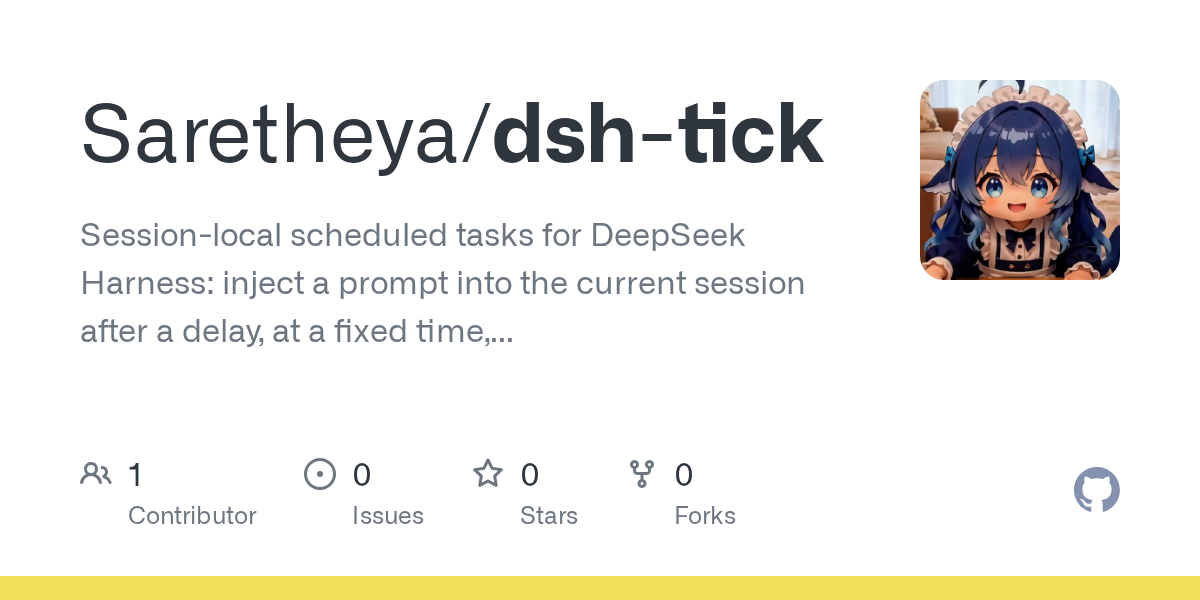 Saretheya/dsh-tick Screenshot preview