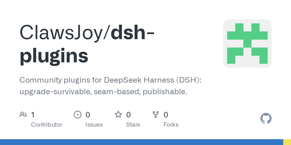 ClawsJoy/dsh-plugins Screenshot preview
