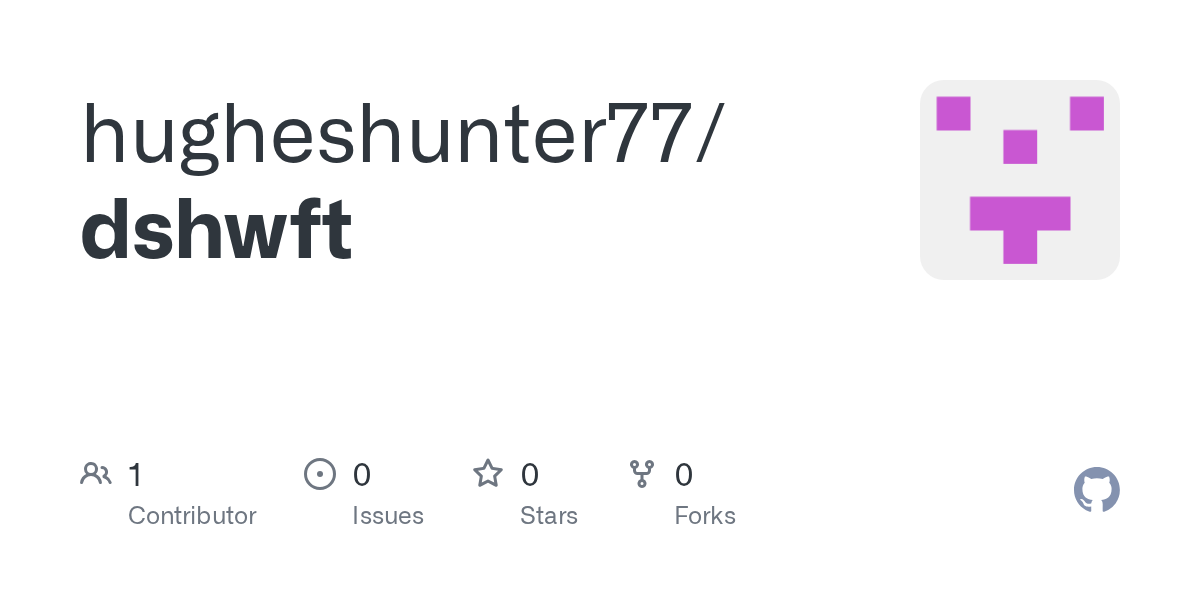 hugheshunter77/dshwft Screenshot preview