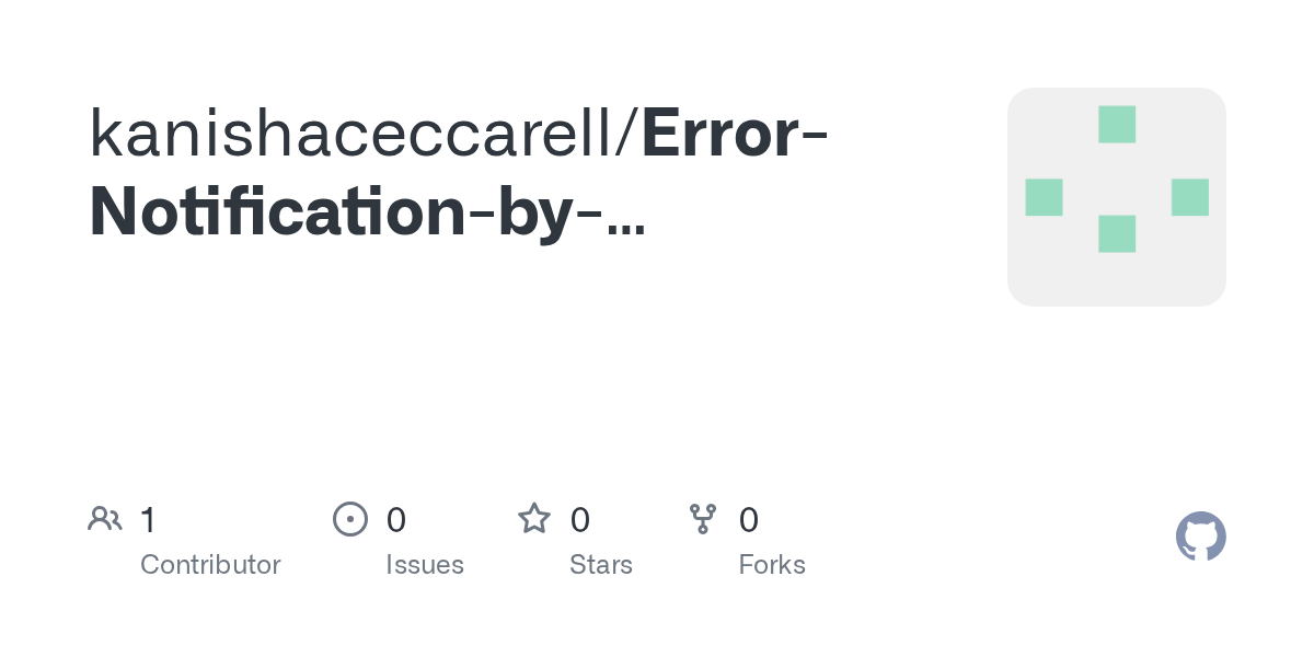 kanishaceccarell/Error-Notification-by-dshoem4087-aol.com-qtaruvmg Screenshot preview