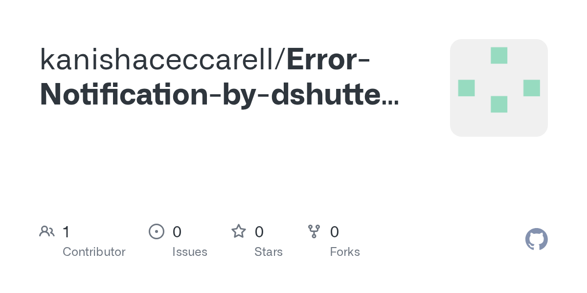 kanishaceccarell/Error-Notification-by-dshutter-comcast.net-8soi42a5 Screenshot preview