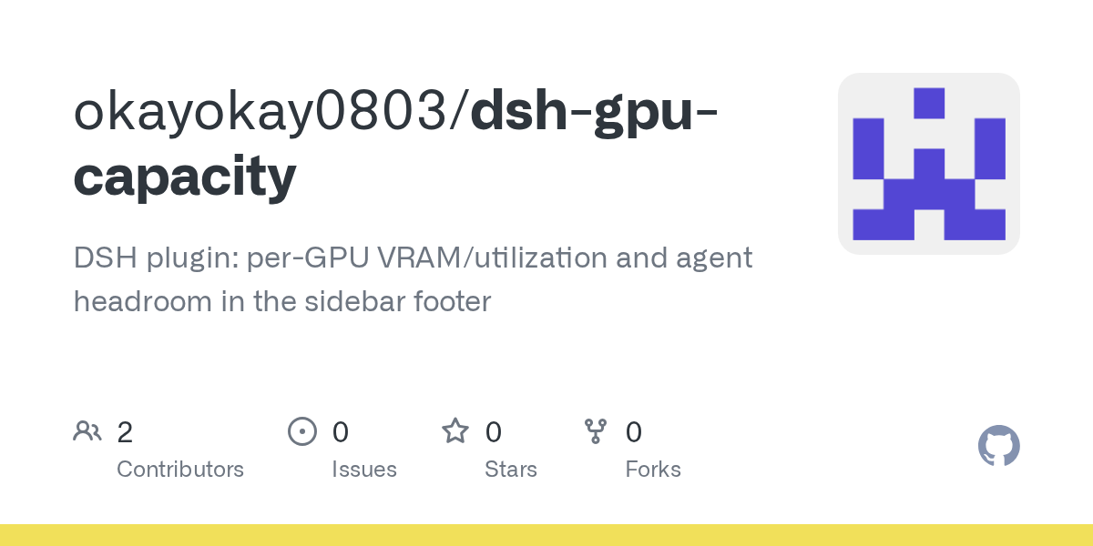 okayokay0803/dsh-gpu-capacity Screenshot preview