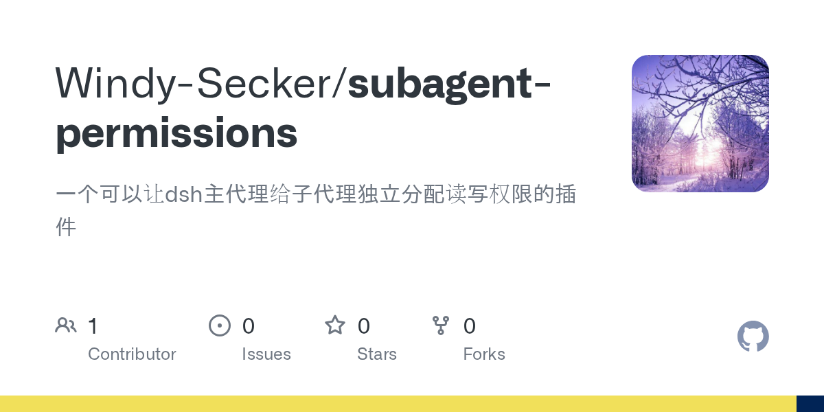 Windy-Secker/subagent-permissions Screenshot preview
