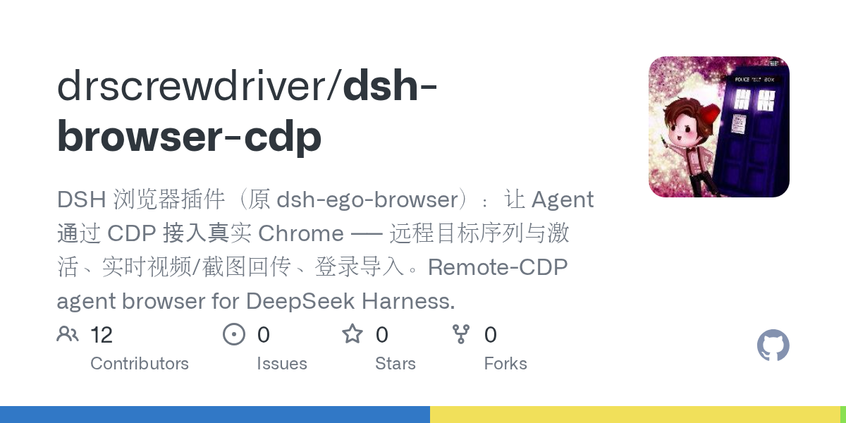 drscrewdriver/dsh-browser-cdp Screenshot preview