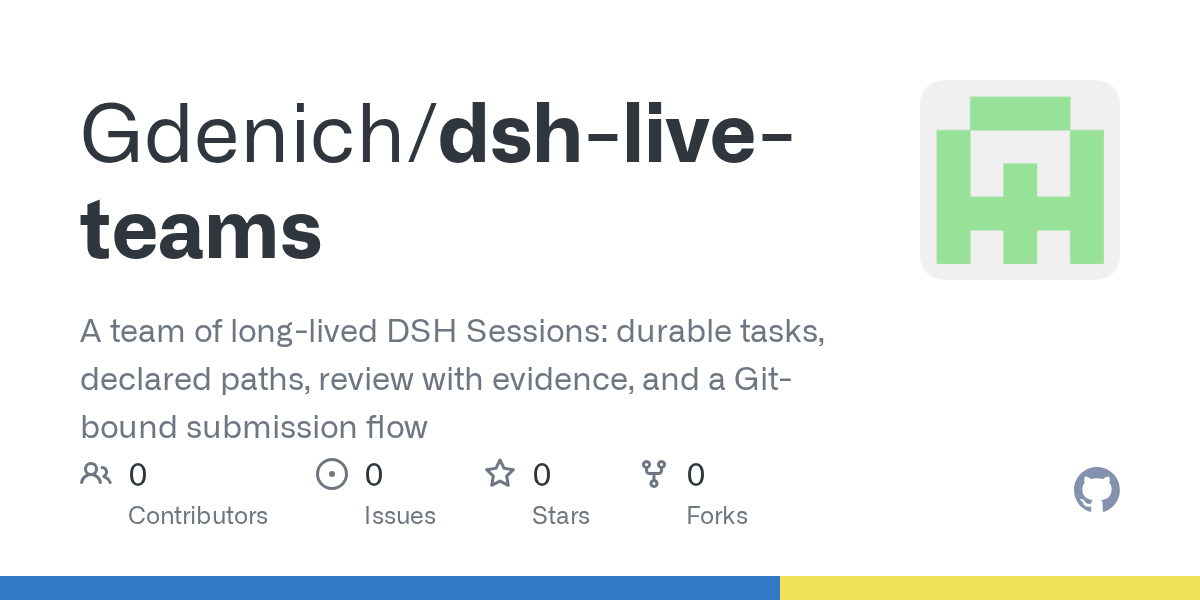 Gdenich/dsh-live-teams Screenshot preview