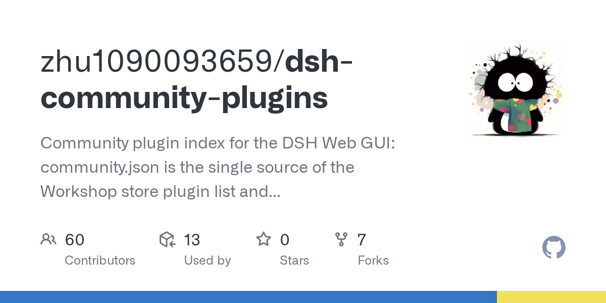 zhu1090093659/dsh-community-plugins Screenshot preview