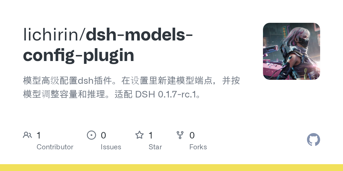 lichirin/dsh-models-config-plugin Screenshot preview